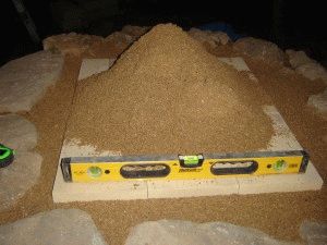 Песок для подсыпки фундамента