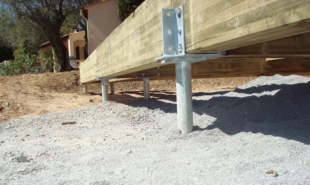 Отделка свайного фундамента: характеристики основания, пошаговая ...