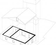 Схема дома с цоколем